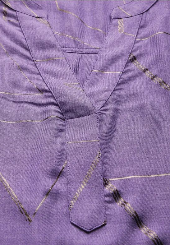 Damen Bluse mit geometrischem Muster