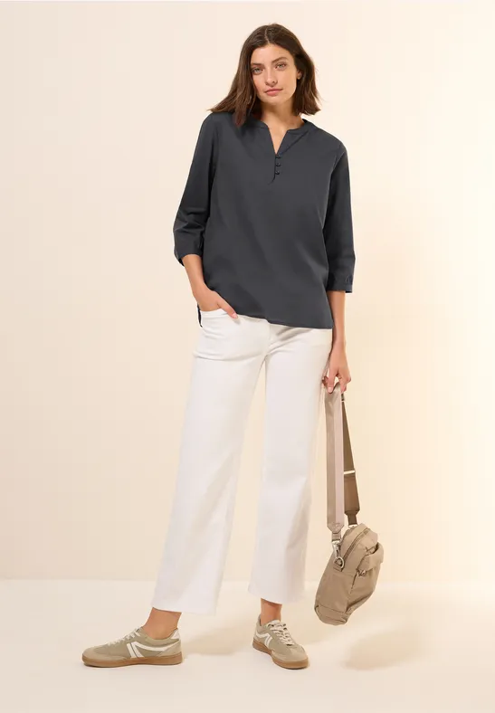 Leichte Damen Tunika mit Dreiviertelärmeln