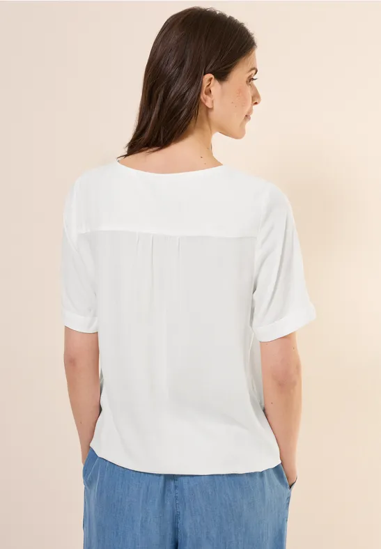 Leichte Damen Tunika mit Bindeband