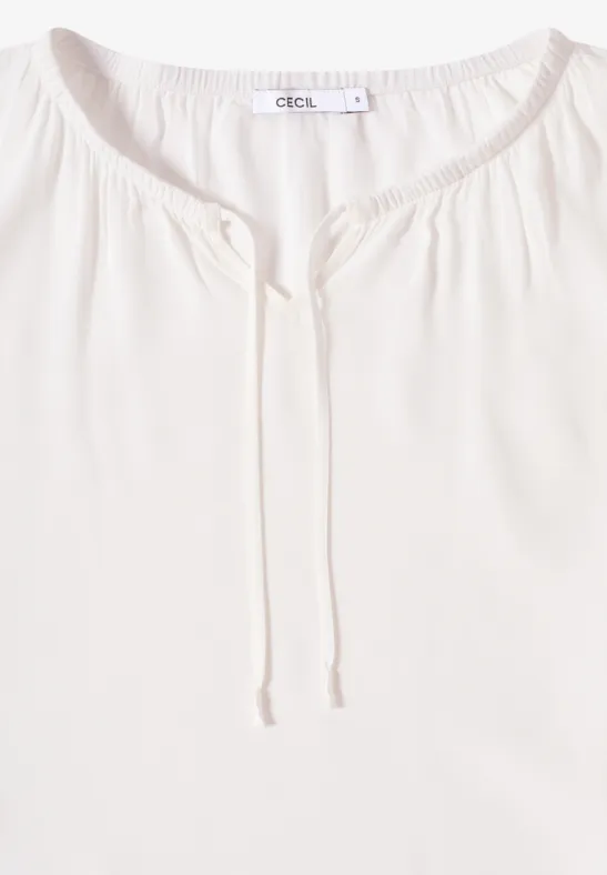 Elegante Langarm-Kreppbluse