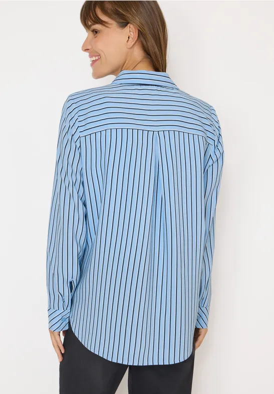 Gestreiftes Hemd in Blau