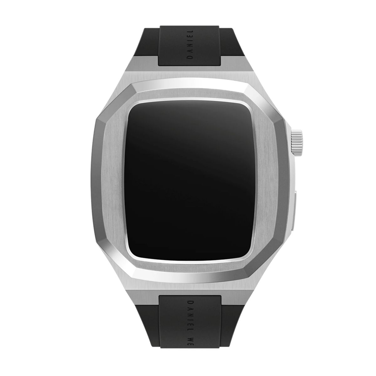 Silbernes Smartwatch-Gehäuse für Apple Watch