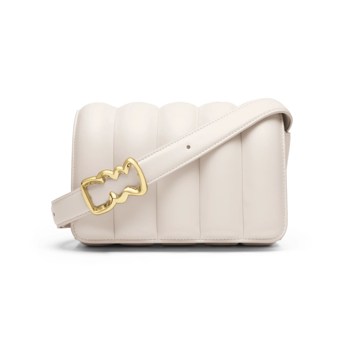 Elegante Schultertasche mit Polsterung und Schnalle