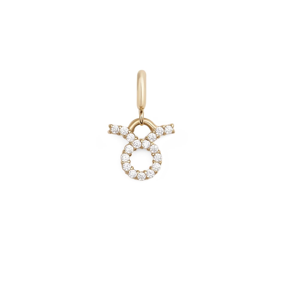 Taurus Tierkreiszeichen Goldanhänger