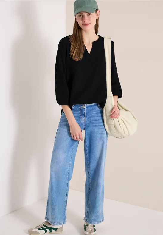 Damen Casual 3/4-Arm Bluse