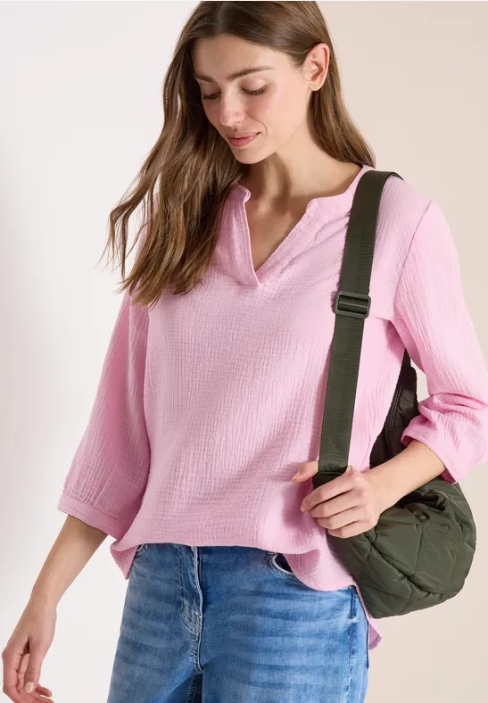 Lässige Musselin Bluse