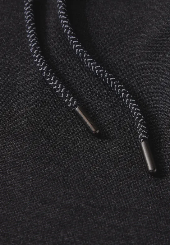 Bleistiftrock aus Strickstretch mit Kordelzug