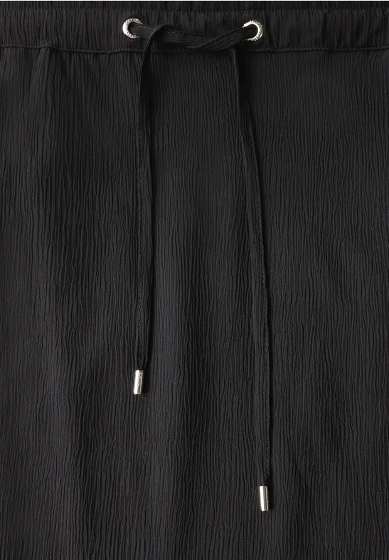 Eleganter A-Linien-Midi-Rock mit Kordelzug
