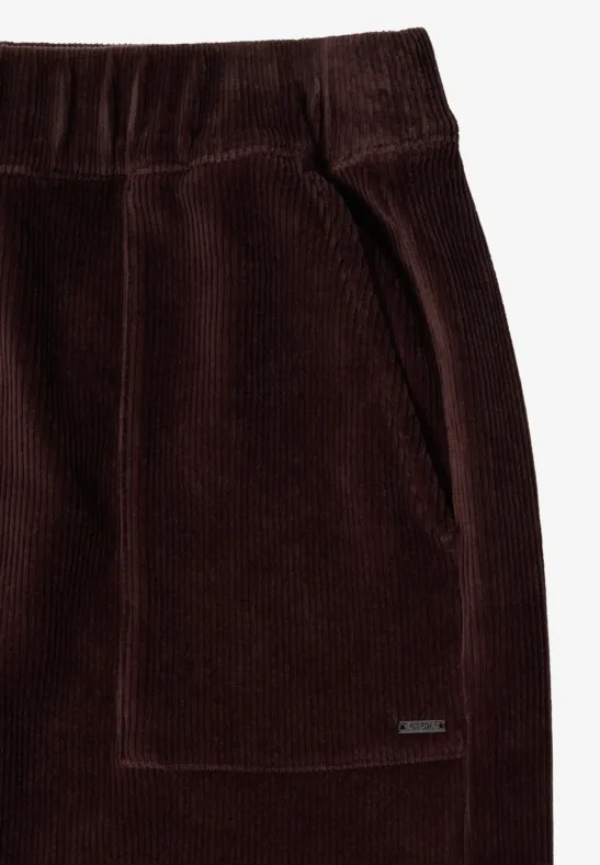 Minirock aus Cord mit Taschen
