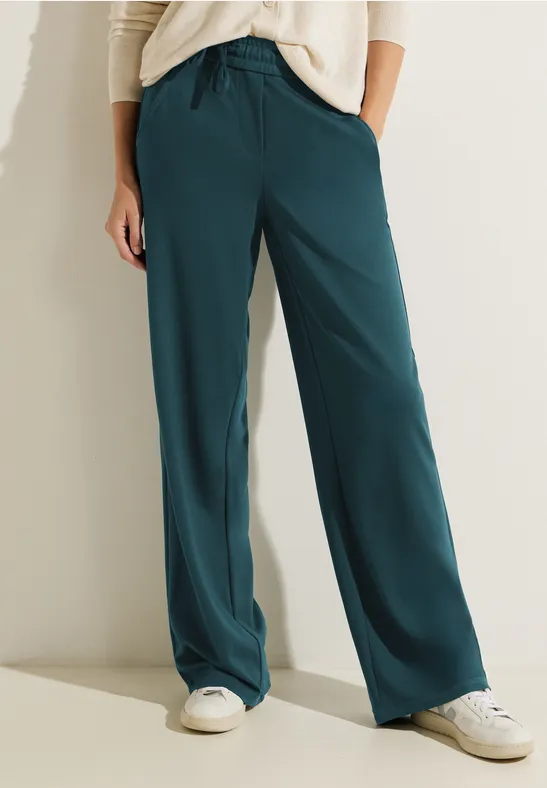 Weite Jersey-Loungewear-Hose