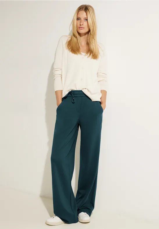 Weite Jersey-Loungewear-Hose