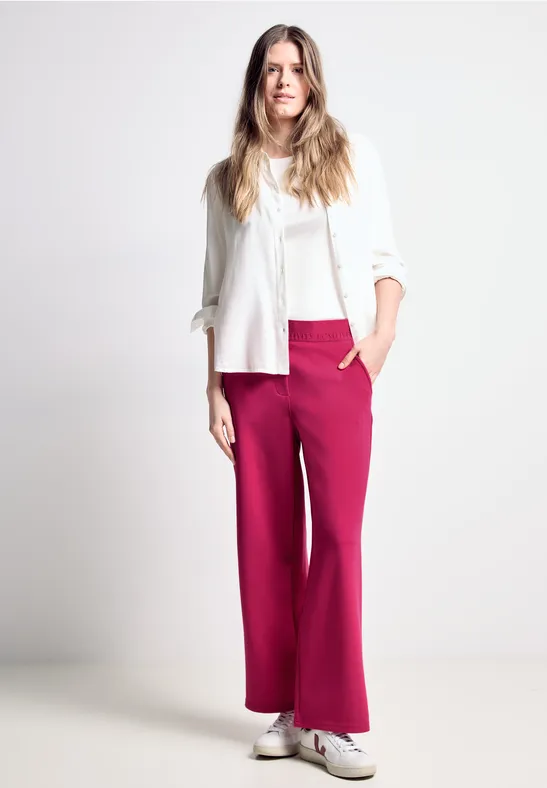 Weite Loose Fit Hose mit geradem Bein