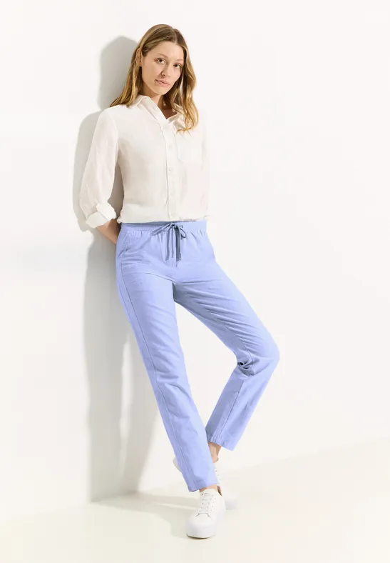 Damen Chambray Tapered Hose