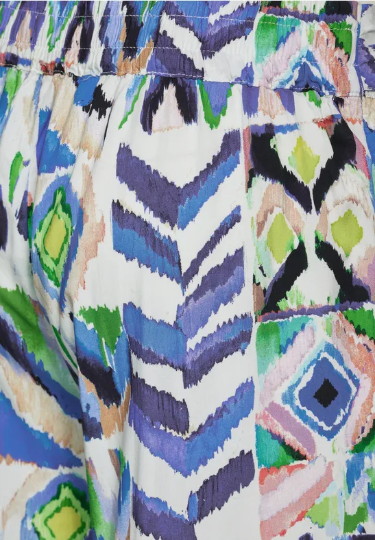 Multicolor Print Loose Fit Hose