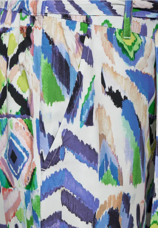 Multicolor Print Loose Fit Hose