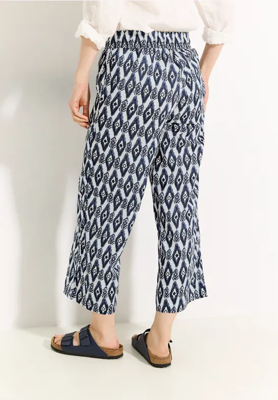 Bedruckte 7/8-Hosen Culottes