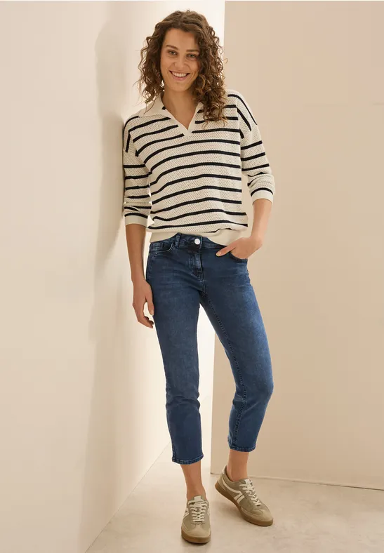 Jeans im Casual Fit mit schmalem Bein