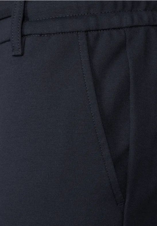 Legere Jacquard-Freizeithose im Casual Fit