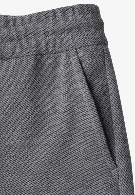 Lässige Hose aus strukturiertem Jersey