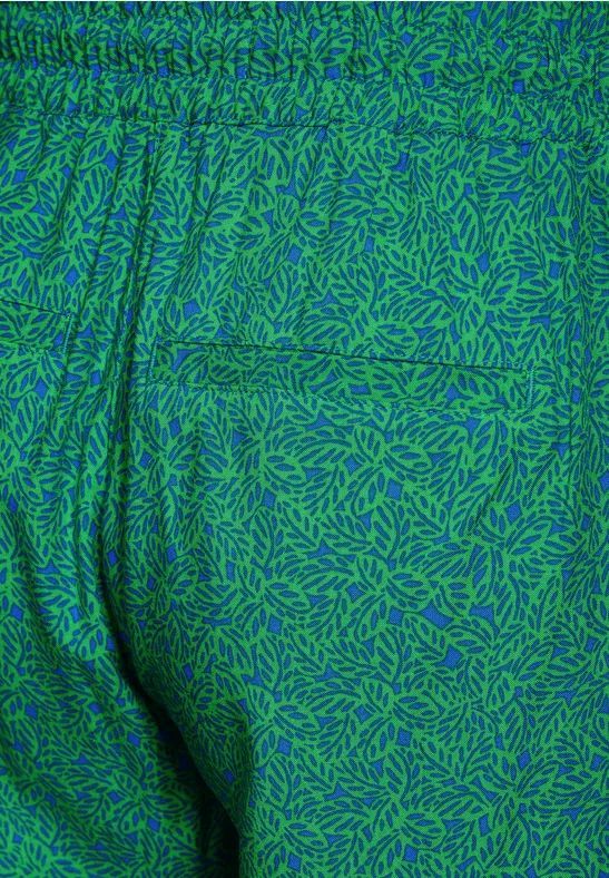 Grüne Joggpants mit Print und lässiger Passform