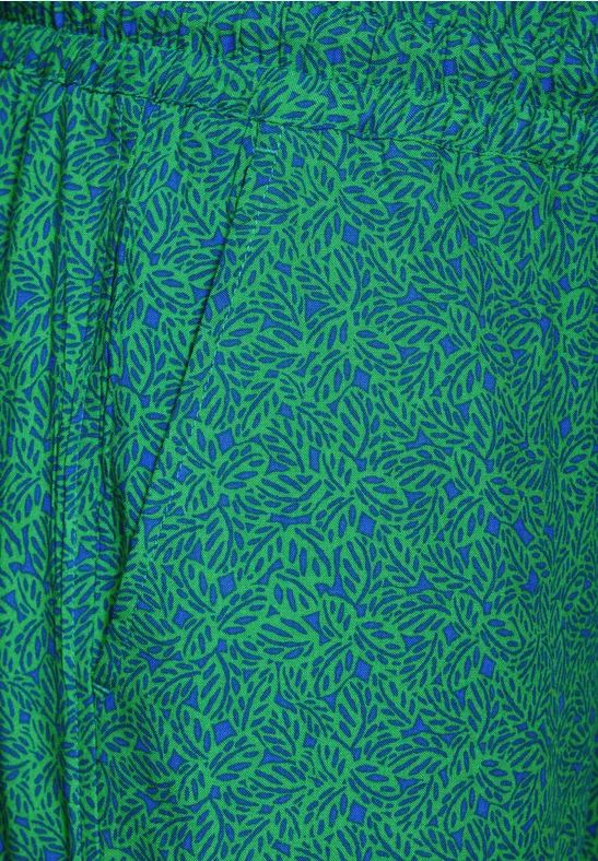 Grüne Joggpants mit Print und lässiger Passform