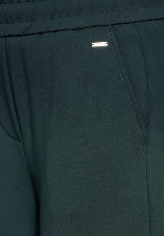 Lockere Jersey-Hose mit weitem Bein