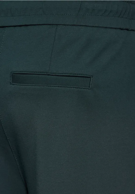 Lockere Jersey-Hose mit weitem Bein