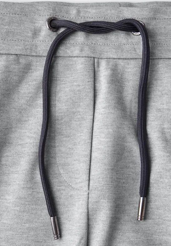 Lässige Melange-Look-Hose