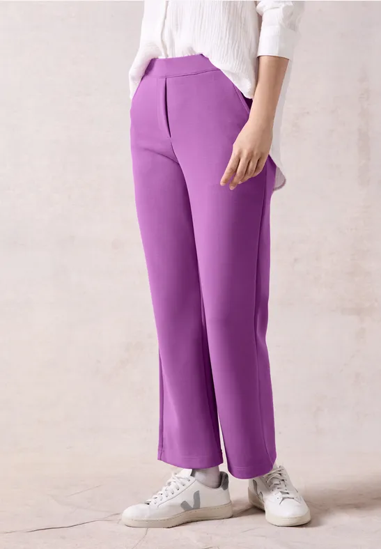 Damen Loose Fit Hose in Lila