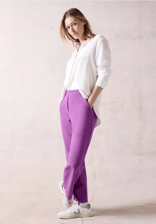 Damen Loose Fit Hose in Lila