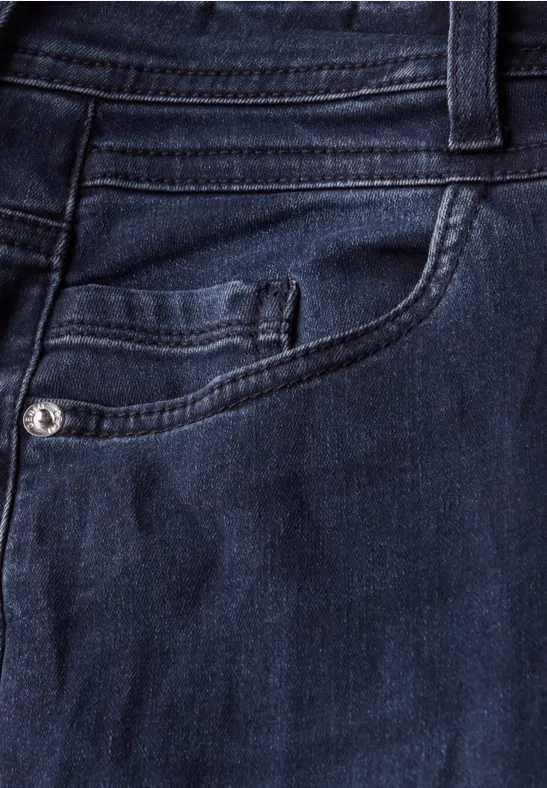 Damen Straight Leg Jeans mit hohem Bund