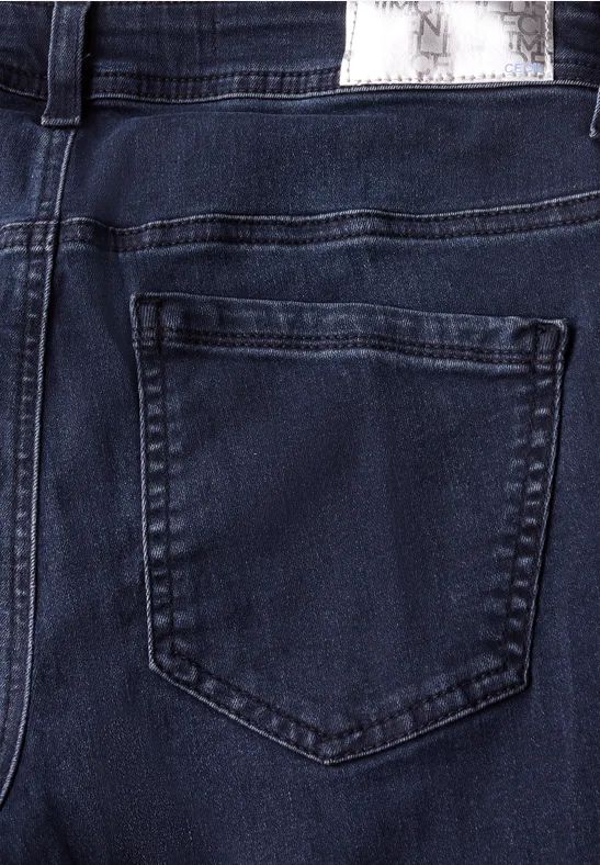 Damen Straight Leg Jeans mit hohem Bund