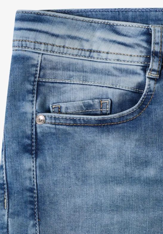 Damen Straight Leg Jeans mit hohem Bund