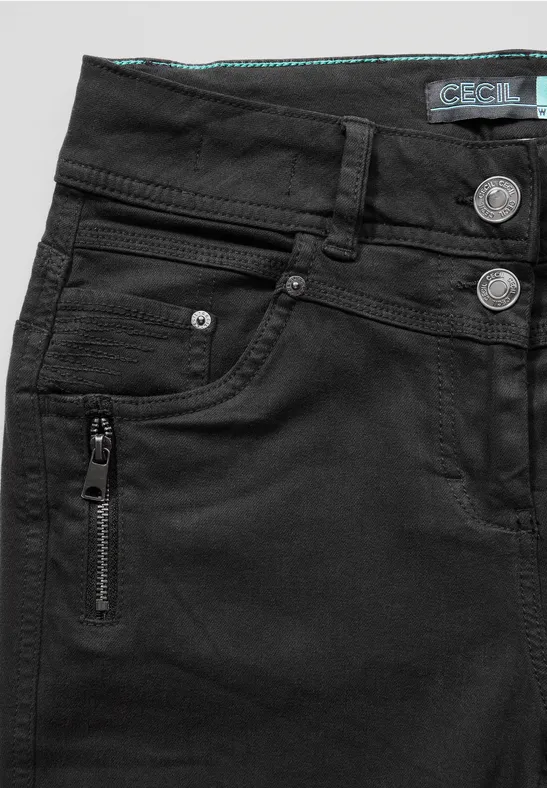 Schlanke Hose mit hoher Taille