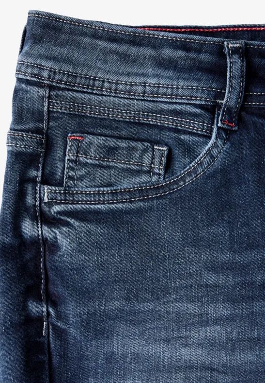 Damen Jeans im Casual Fit, schmale Beine