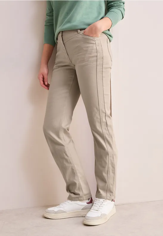 Damen Straight-Leg Stretch Hose