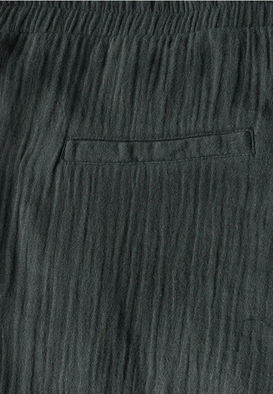 Weitbein Baumwoll-Musselin Hose