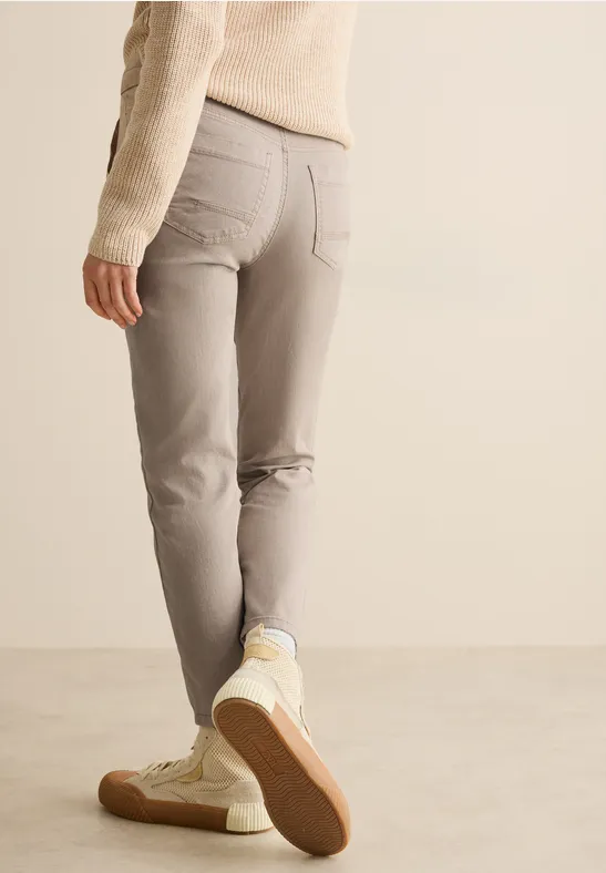 Damen Casual Fit Hose im Used-Look