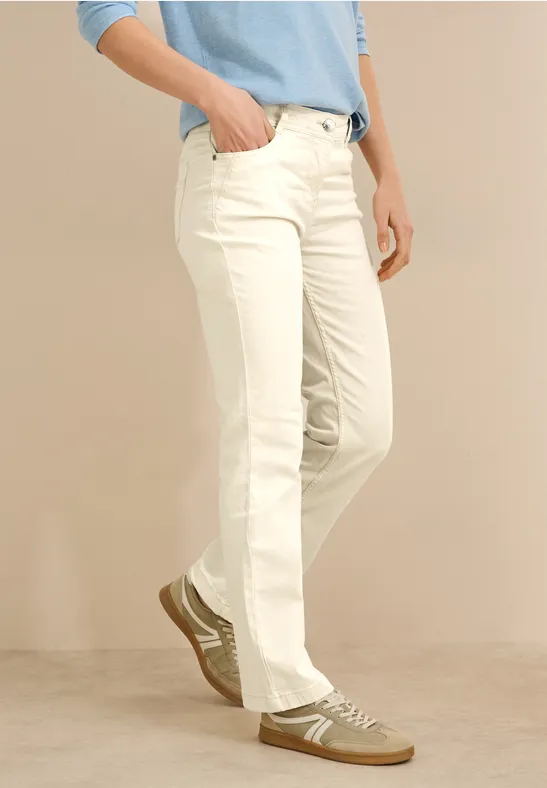 Off-White Bootcut Jeans High Waist