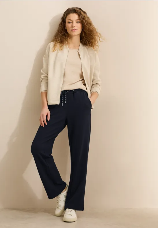 Damen Straight Leg Stoffhose