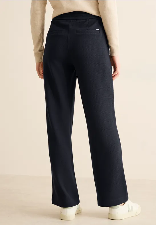 Damen Straight Leg Stoffhose