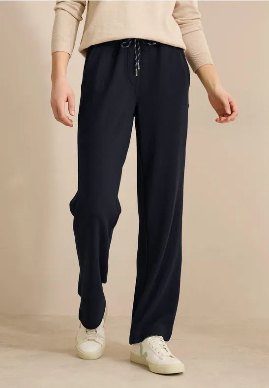 Damen Straight Leg Stoffhose