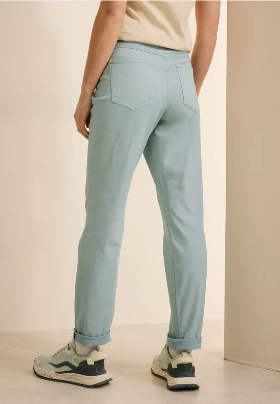 Lässige Washed Damen Jeans