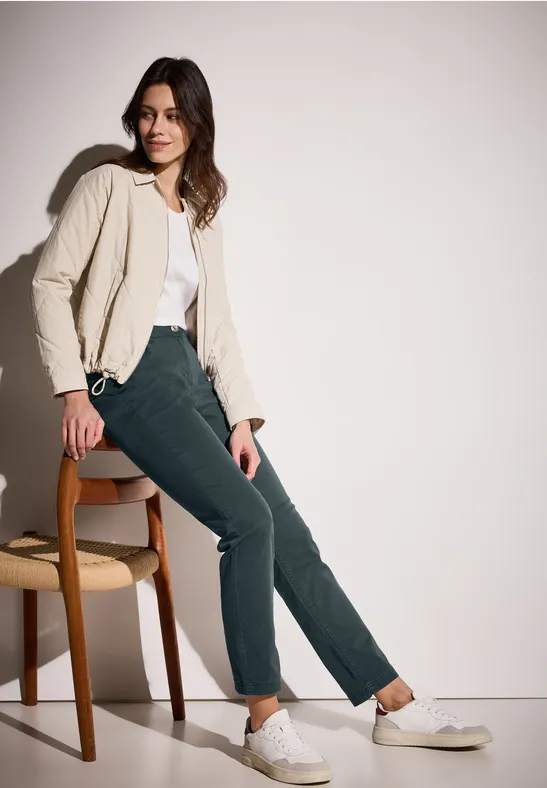 Lässige Washed Damen Jeans