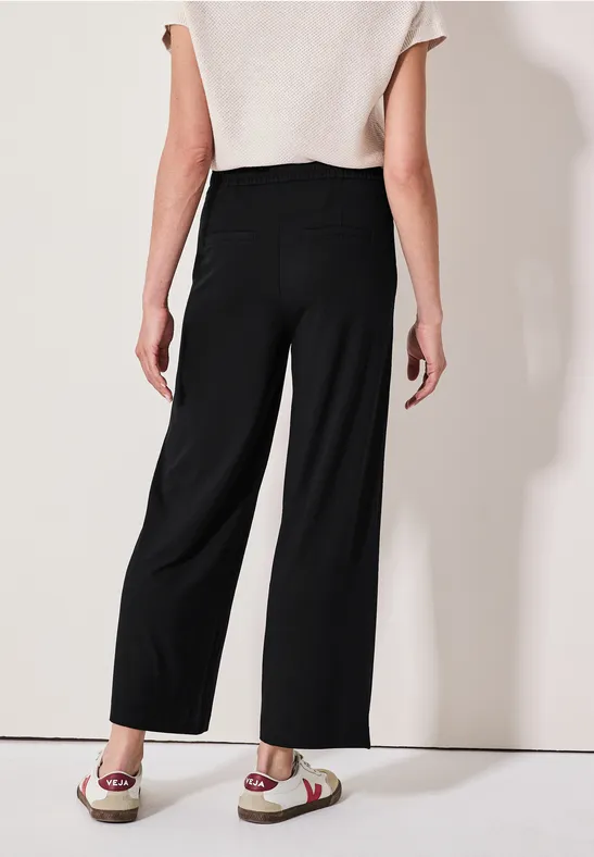 Damen Wide Leg Jerseyhose