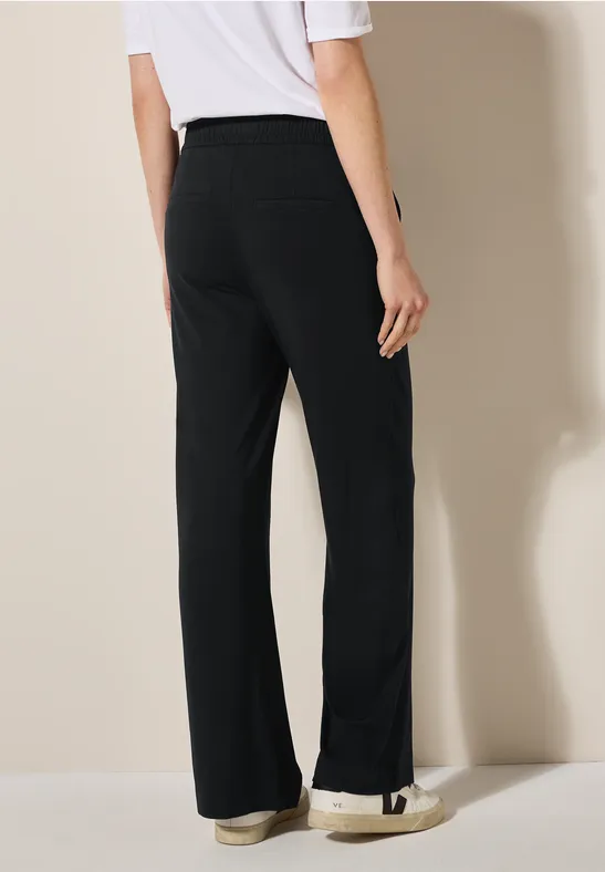 Damen Wide Leg Jerseyhose