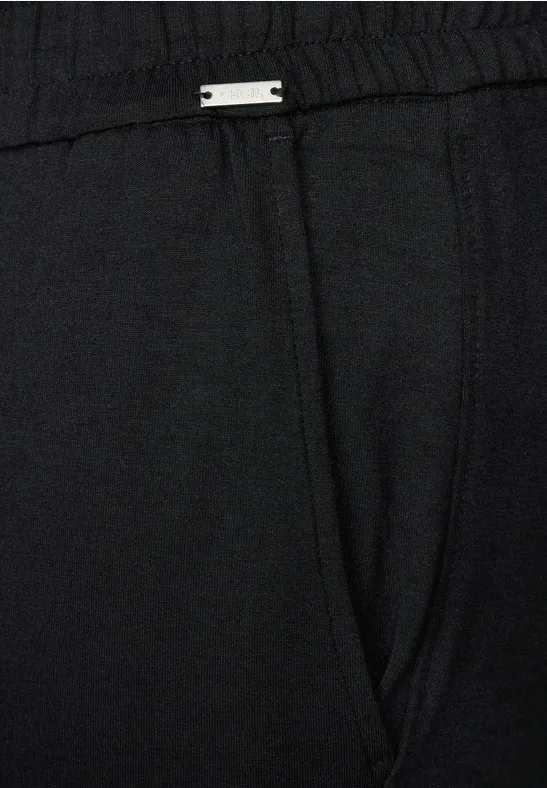 Damen Wide Leg Jerseyhose
