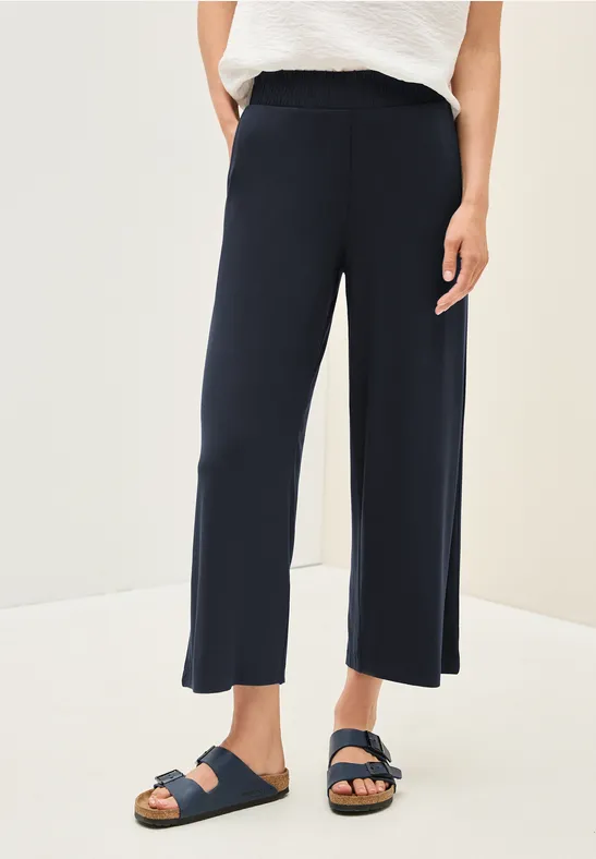 Komfortable High-Waist Wide Leg Hose