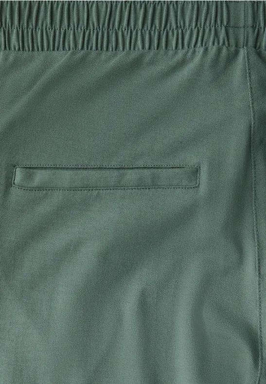 Weite Jerseyhose in Cropped-Länge