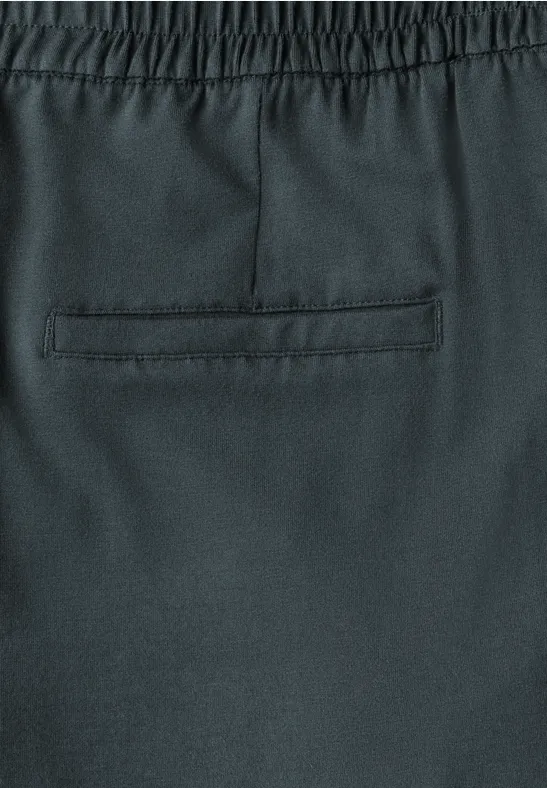 Weite Jerseyhose in Cropped-Länge